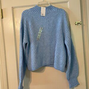 SO: Light Blue Knit Sweater NWT